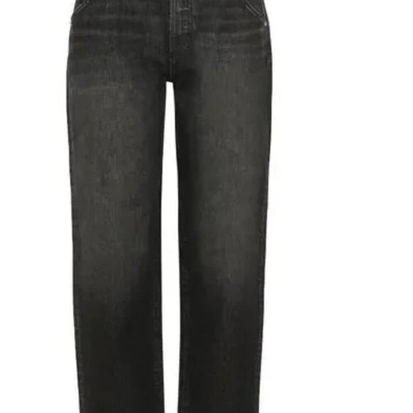 NWT Daily Blue by AdrianoGoldschmied Mantra Wide Barrel Jean in Onyx Sz 29 $295 - Picture 1 of 11